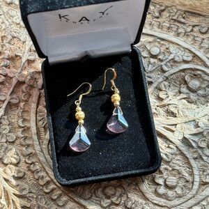 Beautiful glass earrings